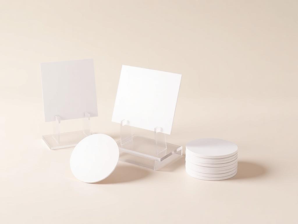 Acryl-Aufsteller und NFC-Sticker